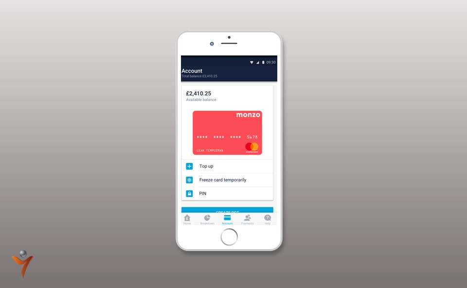 Monzo mobile bank